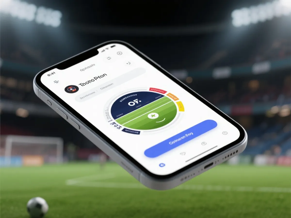 雷速体育APP界面示意